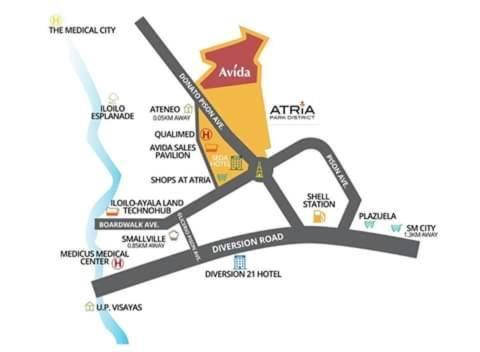 الشقق الفندقية Avida Atria T2-F ,5Mins To Festive Walk And 4 Mins To Iloilo Convention Center المظهر الخارجي الصورة